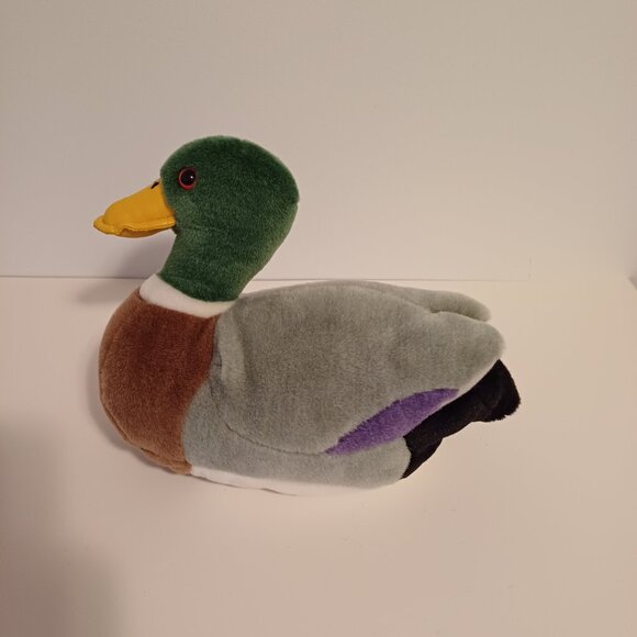 Mallard Duck Soft Stuffed Plush Toy 10'' x 8'' - Picture 3 of 8